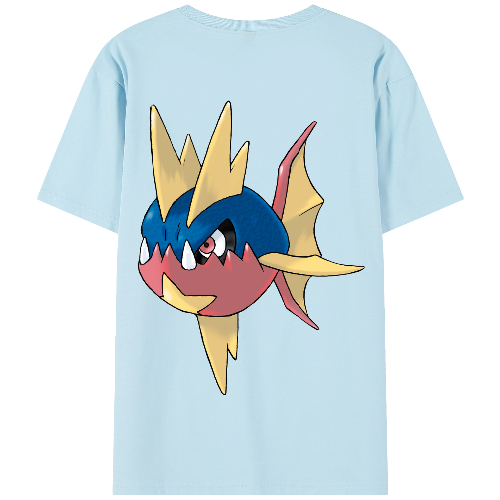 （画像用） ポケットモンスター Pokémon 綿100％半袖Tシャツ（背面プリント）